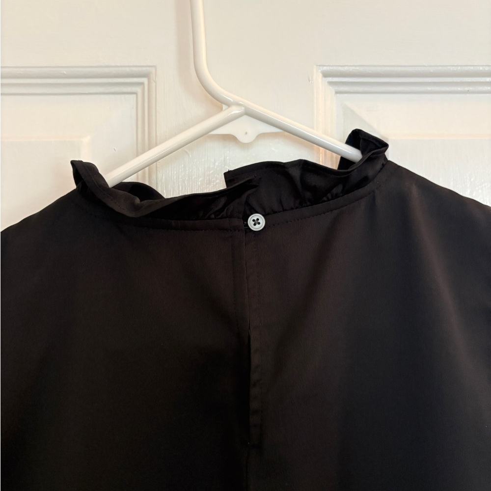 J Crew Black Sleeveless Dress With Bow - Picture 4 of 5